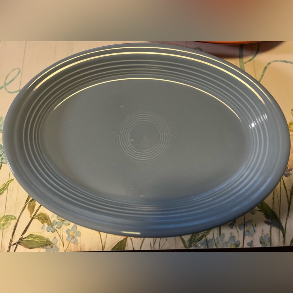 Fiesta ware serving platter 13.5 x 9.25